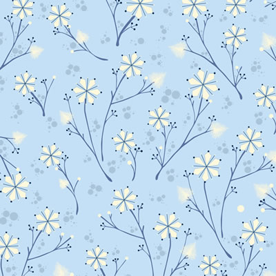 Heidi Grace - Snowflake Park - Snowflakes with Glitter 12x12 paper  (pack of 5)